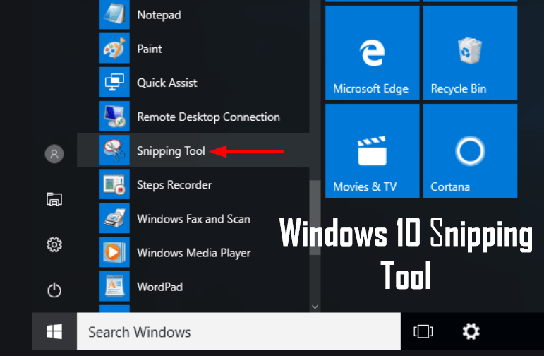 snipping tools download for windows 10