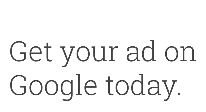 Google advertising sign up 