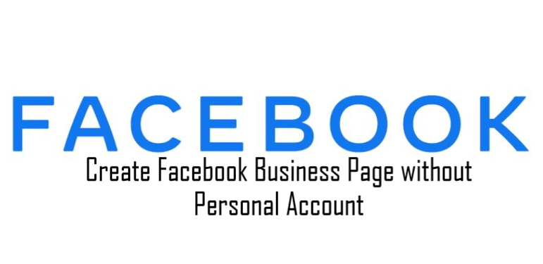 Create Facebook Business Page without Personal Account | Little- Known ...