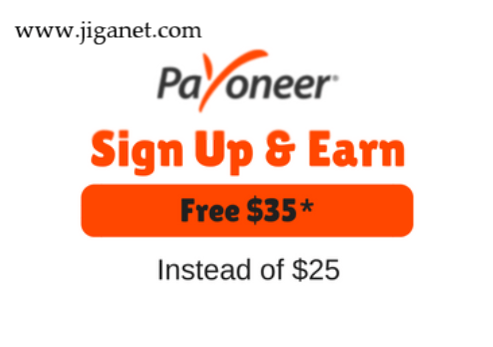 Payoneer Sign Up Bonus