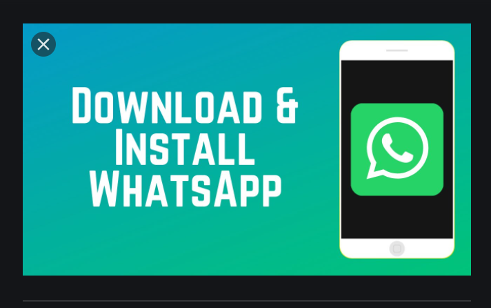 WhatsApp Install