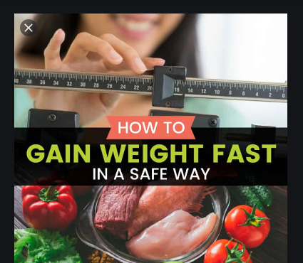 How to Gain Weight Fast and Safely